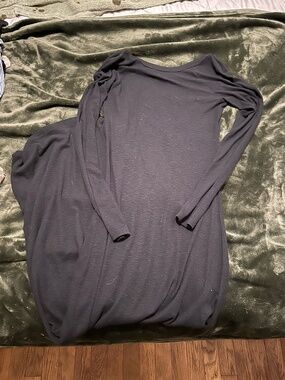 Aerie Bodycon Low Back Maxi Dress